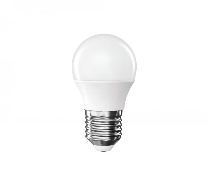 LED rovka Emos Classic Mini Globe ZQ6E21.3, E27, 4,2 W (40W), tepl bl - 1 ks