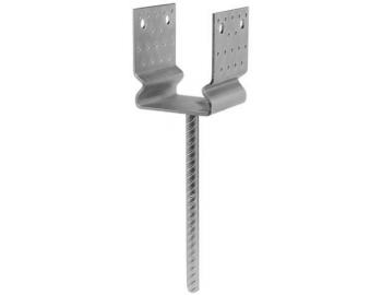 Kotevn patka do betonu U 100x100x120mm, M16, zinek