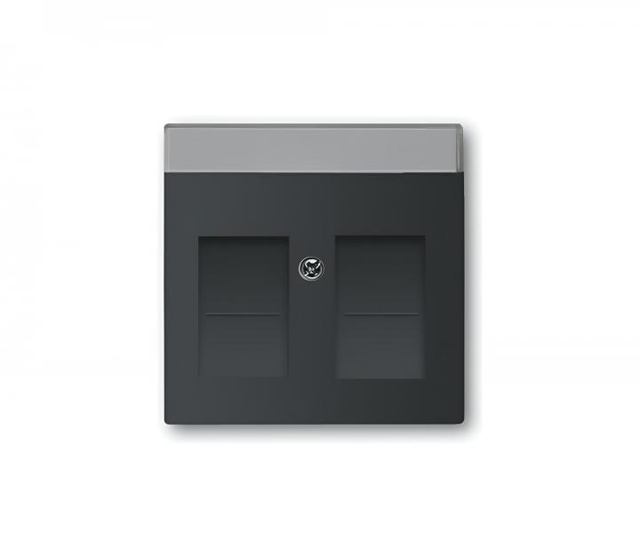 Kryt zsuvky komunikan ABB Future 2CKA001710A3910 - mechov ern