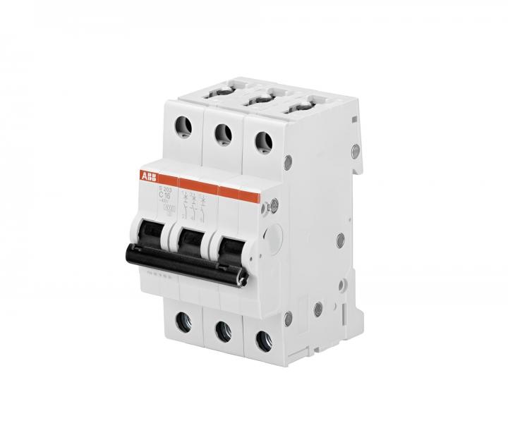 Jisti ABB S203-B32, 3-ply, 32A, charakteristika B, 6kA