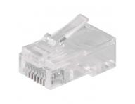 Konektor pro UTP kabel (drt), prhledn Emos K0102