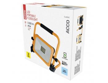 LED reflektor ACCO nabjec penosn, 30W, lut, studen bl Emos ZS2832