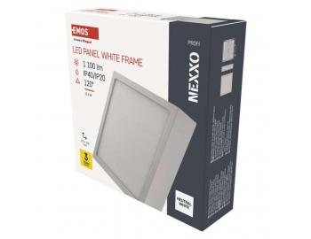 LED pisazen svtidlo NEXXO, tvercov, bl, 12,5W, neutrln bl Emos ZM6135