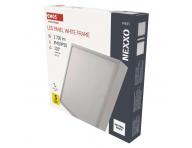 LED pisazen svtidlo NEXXO, tvercov, bl, 28,5W, neutrln bl Emos ZM6155