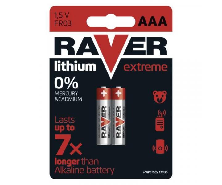 Lithiov baterie RAVER AAA (FR03) - 1ks