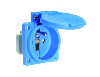 Zsuvka vestavn 16A 3p 230V IP54 CZ Quick-Connect (modr) Bals 71118
