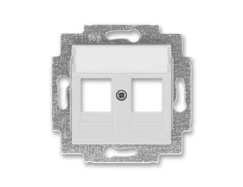 Kryt zsuvky komunikan pm (2x), s kovovm upevovacm tmenem ABB Levit 5014H-A01018 16 - ed