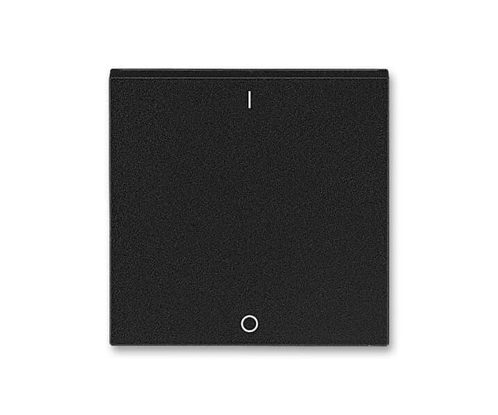 Kryt jednoduch s potiskem I/0 (pro spnae az. 3) ABB Levit 3559H-A00933 63 - onyx/kouov ern