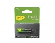 Alkalick baterie GP Ultra Plus AA (LR6) - 4 ks + vkaky Mentos zdarma