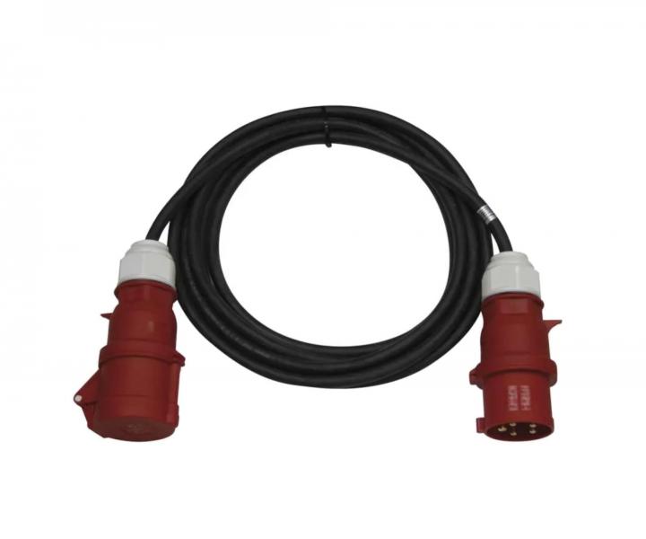 Gumov venkovn prodluovac kabel 3 fzov Emos PM1102 400 V, 4 mm2, ern, 10 m