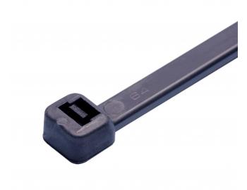 Stahovac psek plastov ern Wapro WT-250STB 250x4,8 mm - 100 ks