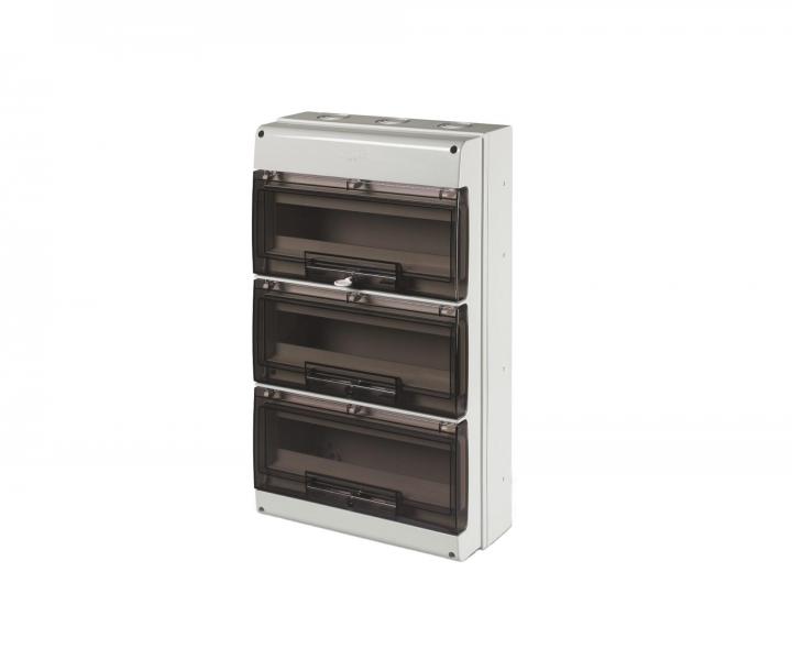 Rozvodnice na omtku Scame Domino 672.5048 IP66, 48 modul, 328x550x140 mm