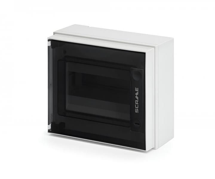 Rozvodnice na omtku Scame Ikona  679.1008.2, IP66, 8 modul (1x8), 215x190x100 mm