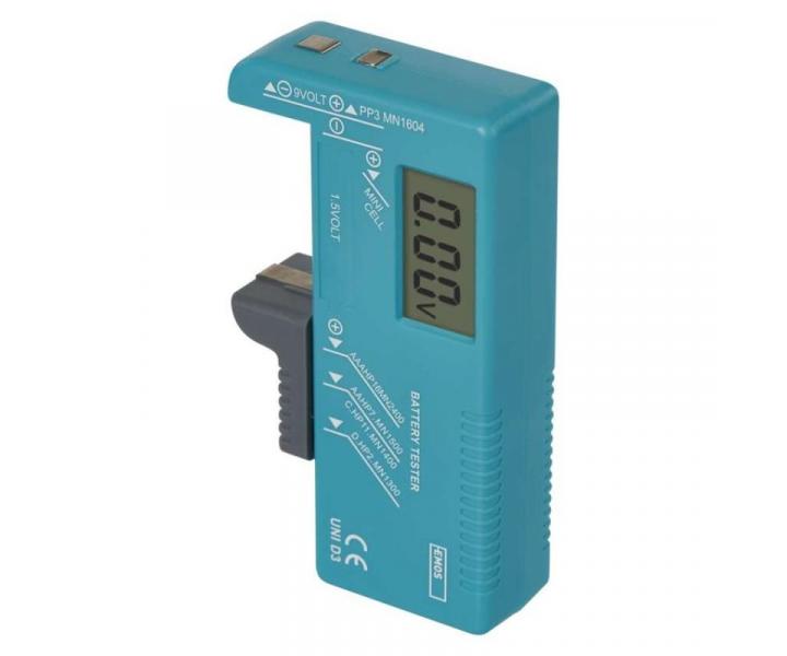 Univerzln tester bateri (AA, AAA, C, D, 9V, knoflkovch) Emos N0322