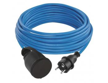 Poas odoln prodluovac kabel 10 m / 1 zsuvka / modr / PVC / 230 V / 1,5 mm2 Emos P01410W