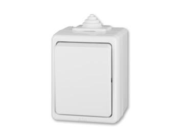 Ovlda zapnac, azen 1/0, IP44 ABB Praktik 3553-80929 B - bl