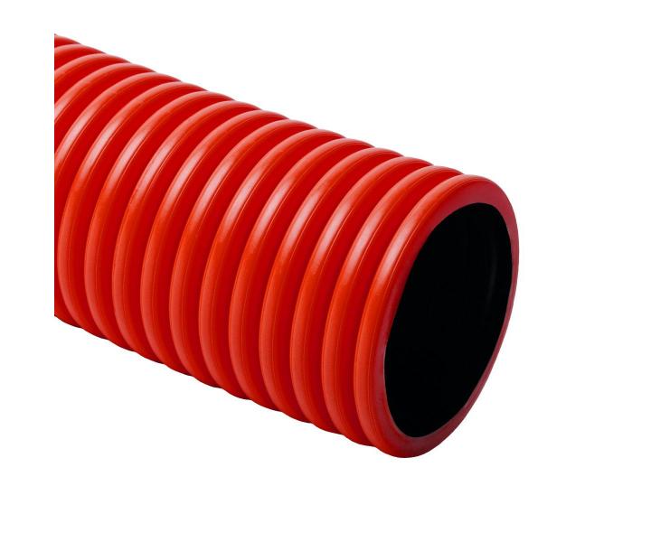 Ohebn dvoupl᚝ov korugovan bezhalogenov chrnika Kopoflex pr. 50 mm, erven Kopos KF 09050_BB - 1 metr