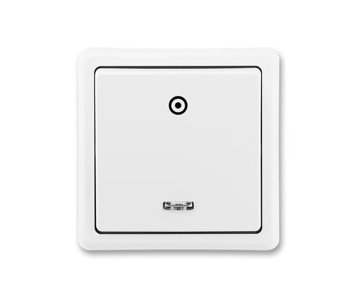 Ovlda zapnac, se signalizan doutnavkou, azen 1/0S ABB Classic 3553-91289 B1 - jasn bl