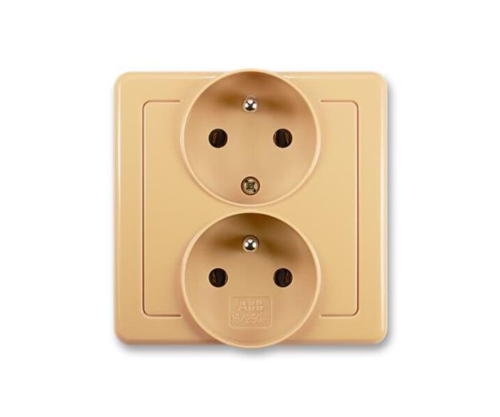 Zsuvka dvojnsobn polozaputn s ochrannmi kolky ABB Swing 5512G-C02249 D1 - bov