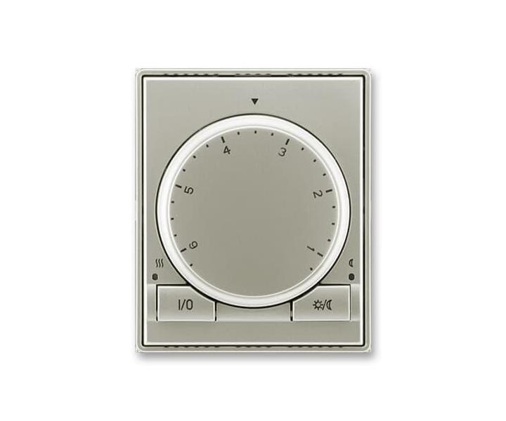 Termostat univerzln s otonm nastavenm teploty (ovl. jednotka) ABB Time 3292E-A10101 32 - starostbrn