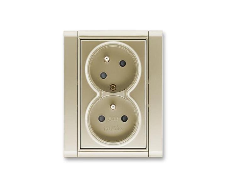 Zsuvka dvojnsobn chrnn s clonkami, bezroub. svorky ABB Time 5513F-C02357 33 - ampask