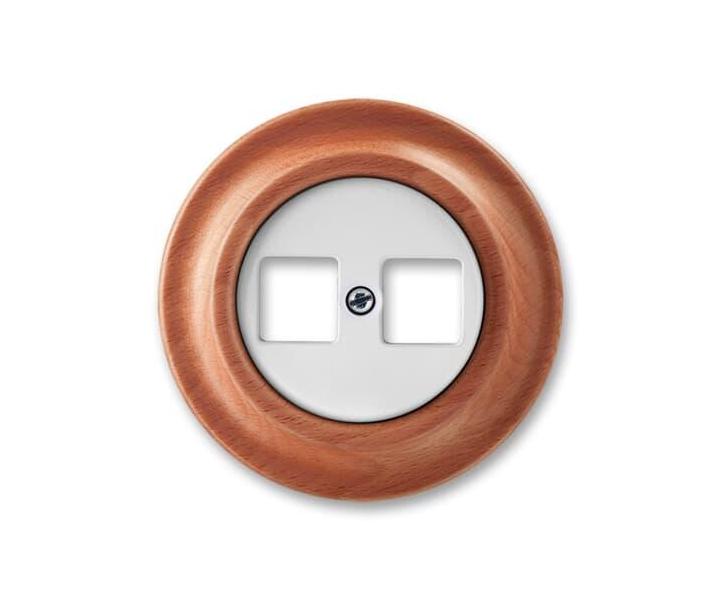 Zsuvka komunikan dvojnsobn ABB Decento 5014K-C01018 52 - bl-porc./tee