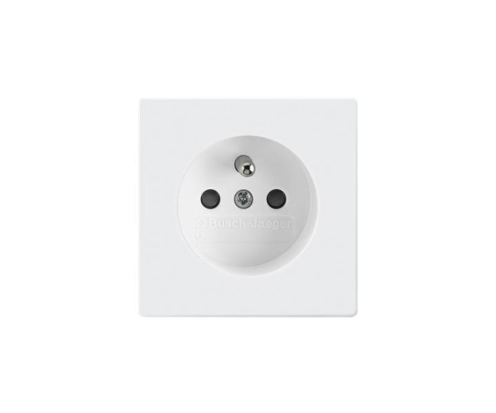 Zsuvka jednonsobn s ochrannm kolkem, s clonkami (typ 6619) ABB Future 6619B-A0635784 - studio bl