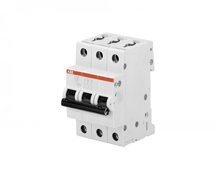 Jisti ABB S203-B20, 3-ply, 20A, charakteristika B, 6kA