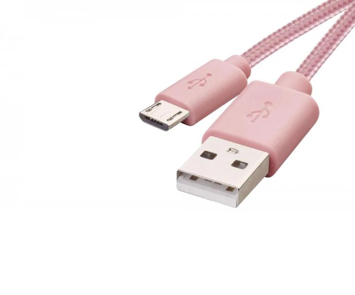Rychlonabjec kabel Emos SM7006P, USB A - micro USB B, rov - 1 m