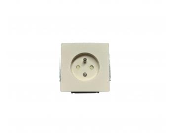 Z�suvka jednon�sobn� bez r�me�ku ABB Classic 5518C-A2359 B2, s clonkami - tlumen� b�l�