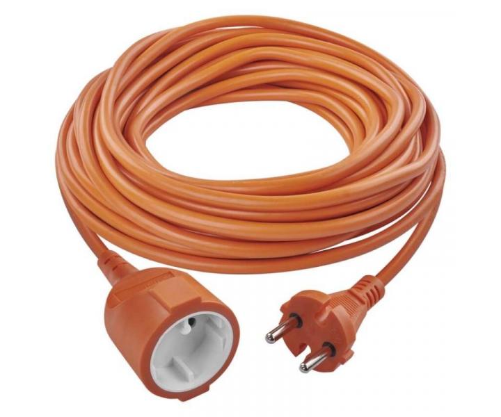 Dvouilov pohybliv pvod 20 m / 1 zsuvka / oranov / PVC / 230 V / 1,5 mm2 Emos P01320R