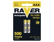 Nabjec baterie do solrnch lamp RAVER SOLAR AAA (HR03) 400 mAh - 1ks