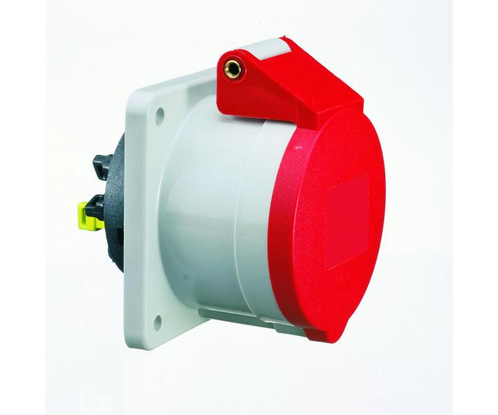 Zsuvka vestavn 16A 5p 400V IP44 6h Quick-Connect Bals 132001