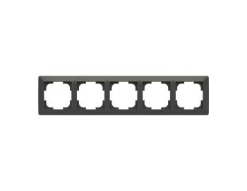 Rmeek ptinsobn, pro vodorovnou i svislou mont ABB Zoni 3901T-A00050 137 - matn ern / bl