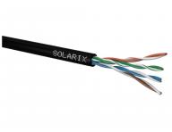 Datov kabel UTP-PE 5E Solarix SXKD ern venkovn - 1 metr