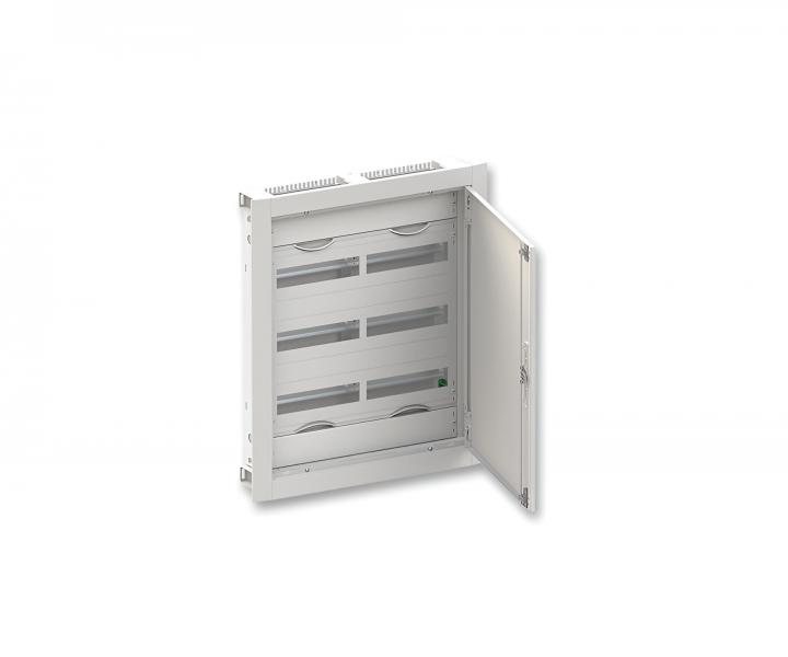 Rozvodnice oceloplechov pro zaputnou mont ABB CU24R, IP 30, 72 modul (3x24)