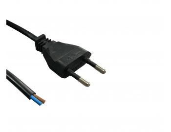 Flexo PVC ra 872071-1-1/2, 2x0,75, rovn vidlice, ern - 2 m