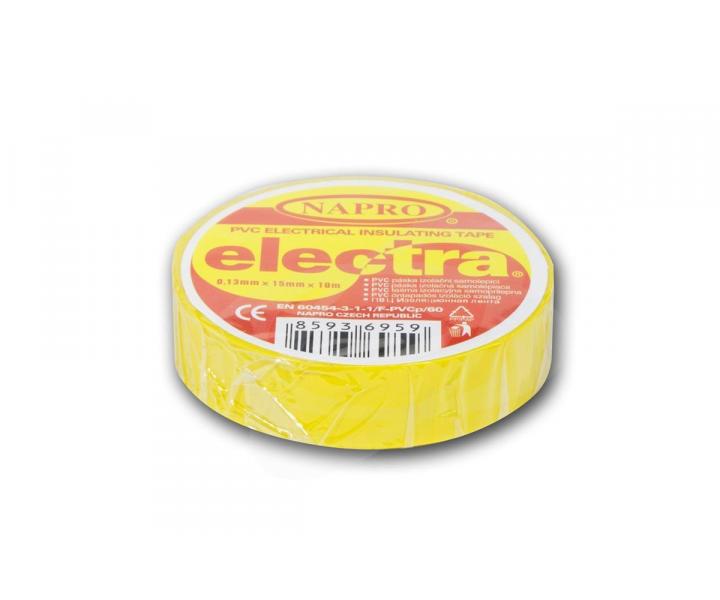 Izolan pska Napro electra PVC 0,13 mm x 15 mm x 10 m, lut