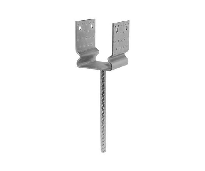 Kotevn patka do betonu U 100x100x120mm, M16, zinek