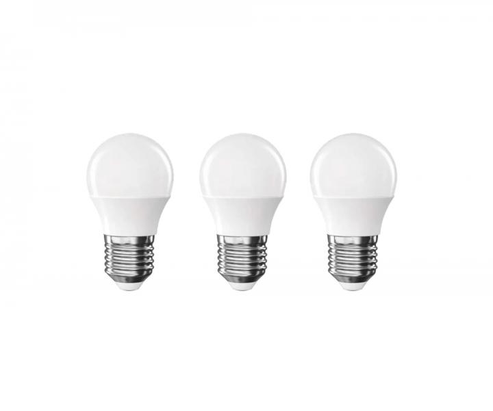 LED rovka Emos Classic Mini Globe ZQ6E21.3, E27, 4,2 W (40W), tepl bl - 1 ks