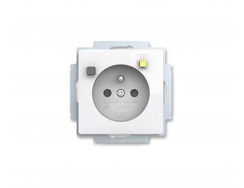 Z�suvka jednon�sobn� bezpe�nostn� ABB Zoni 5526T-A02369 500, proudov� chr�ni� FI-DOS - b�l�