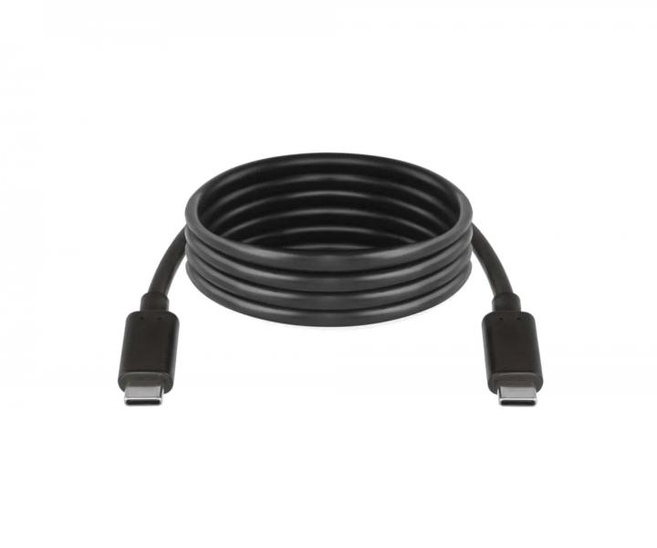 Nabjec a datov kabel Emos SM7028BL, USB C - USB C, ern - 1 m