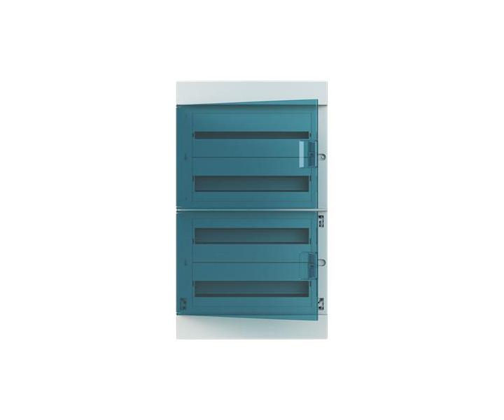 Rozvodnice zaputn, 72 Modul, plastov prhledn dvka, kryt IP41, ada Mistral41F, vetn N+PE svorek (42 + 42) ABB 1SLM00