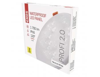 LED vestavn svtidlo VIXXO, kruhov, bl, 19W neutr. b., IP65 Emos ZV1152