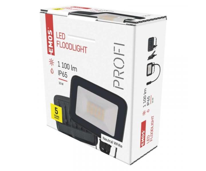 LED reflektor INOVO 10W, antracit, neutrln bl Emos ZS2612