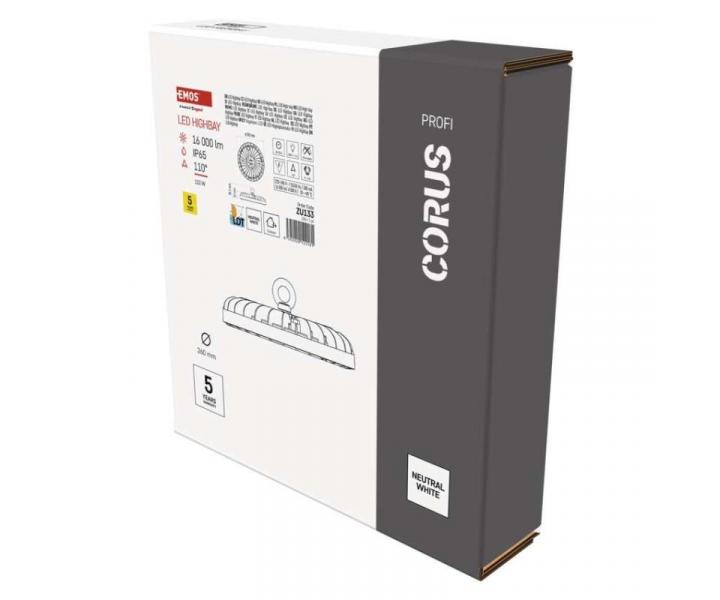 LED prmyslov zvsn svtidlo HIGHBAY CORUS 133W Emos ZU133