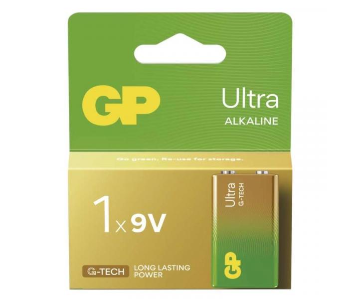 Alkalick baterie GP Ultra 9V (6LF22)