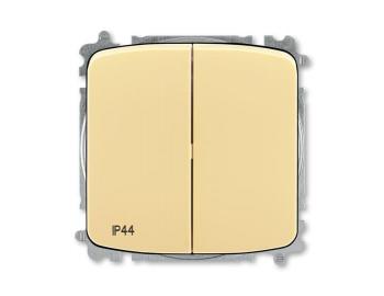 Pepna dvojit stdav, s krytem, azen 6+6, IP44, bezroubov svorky ABB Tango 3559A-A52940 D - bov