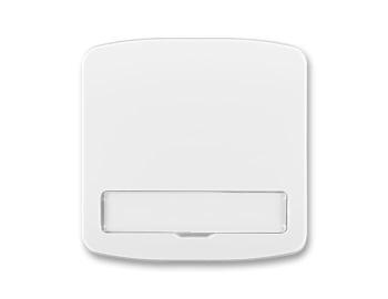 Kryt spnae jednoduch, s popisovm polem ABB Tango 3558A-A00620 B - bl