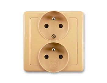 Zsuvka dvojnsobn polozaputn s ochrannmi kolky ABB Swing 5512G-C02249 D1 - bov